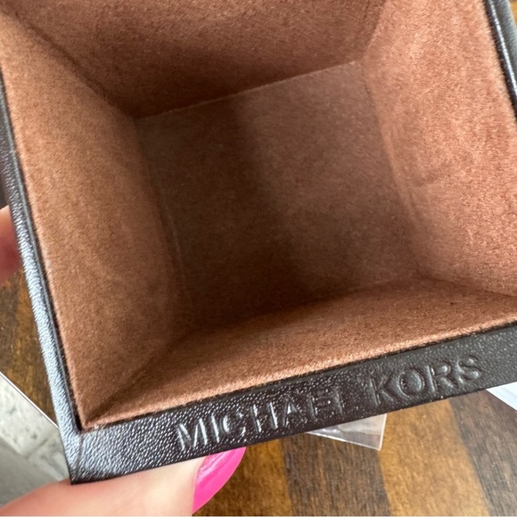 Michael Kors Gold-Tone Large Dial Watch with Logo Dial - Picture 8 of 9